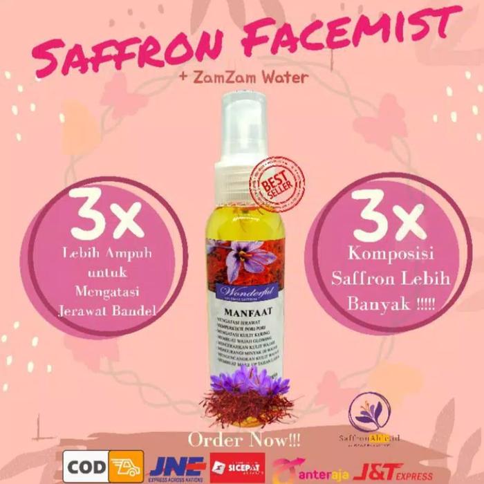 Gambar FACEMIST SAFFRON + ZAM-ZAM 100ML dari wonderfulskincare undefined Tokopedia