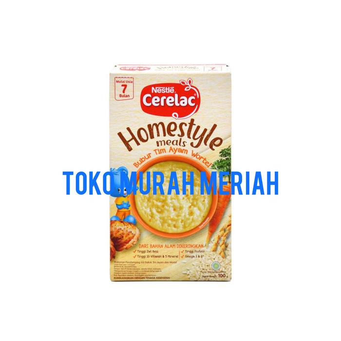 Gambar CERELAC HOMESTYLE MEALS WORTEL 100G dari toko murah meriah. undefined Tokopedia