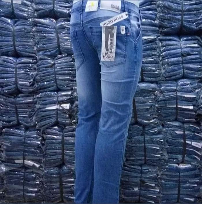Gambar CELANA PANJANG PRIA SLIM FIT JEANS TERBARU - Biru Terang, 27 dari Pwo store undefined Tokopedia