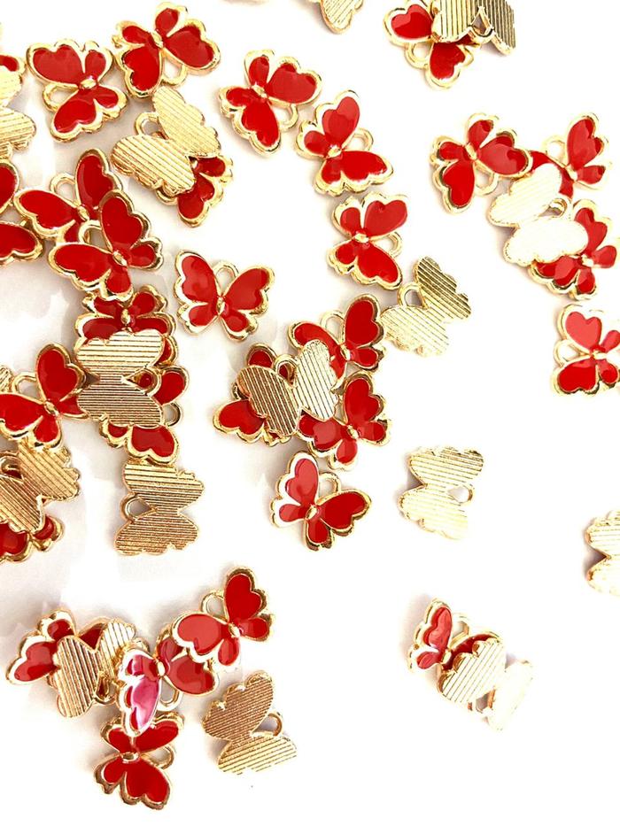 Gambar Butterfly enamel charm kupu kupu charm pernak pernik vintage - red dari Done Handymade Kota Administrasi Jakarta Barat Tokopedia