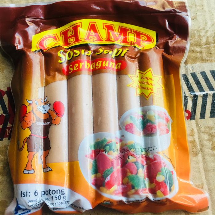 Gambar Champ sosia sapi isi 6 150gr dari Mulya adi frozen food undefined Tokopedia