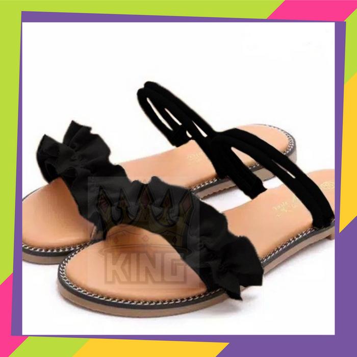 Jual Sandal Wanita Terbaru Murah Lebaran Hitam 36 Kota Pekanbaru Rjstore12 Tokopedia