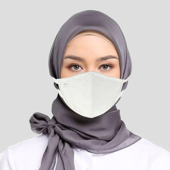 Gambar Masker Kain Hijab Merk Rider Non Medis APD Anti Corona Covid-19 - Putih dari Alat Olahraga undefined Tokopedia