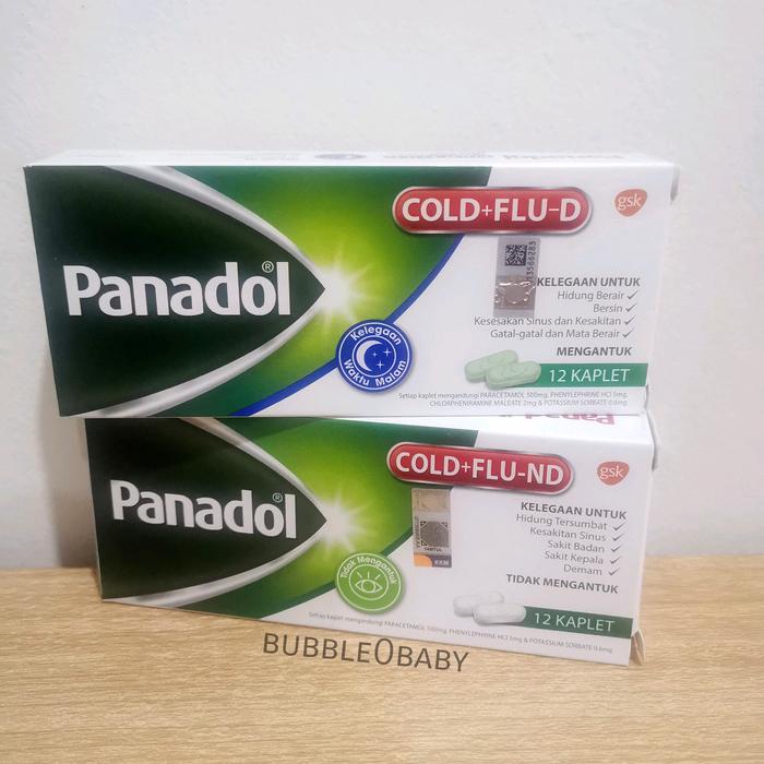 Jual Panadol Cold Flu D Nd Original Malaysia 12 Tablets Cold Flu Nd Jakarta Utara Bubbleobaby Tokopedia