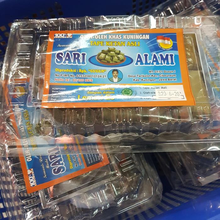 Gambar Tape Ketan Cirebon Kuningan - Tepak 16 dari Senang Oleh Oleh Khas Cirebon undefined Tokopedia