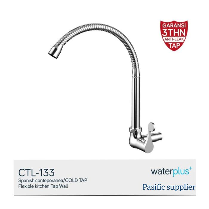 Gambar Kran Sink Fleksible Angsa Waterplus CTL -133/Kran Cuci Piring Tembok dari pacific Supplier undefined Tokopedia