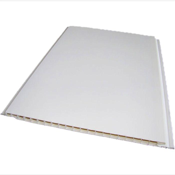 Gambar Plafon pvc putih polos lebar 20cm tebal 8mm - Putihpolos dari Kangbang factory undefined Tokopedia