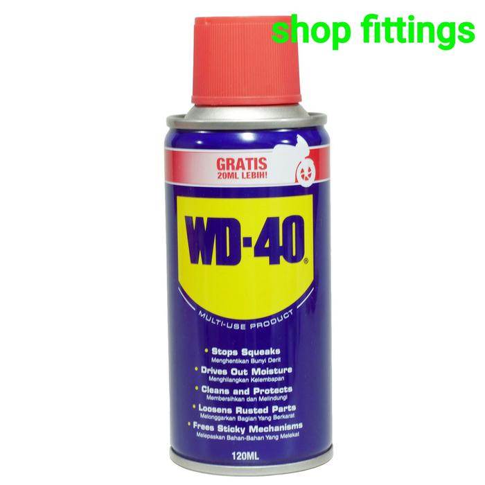 Gambar WD-40 Pelumas Semprot Anti Karat 120 ml Multi-Use Product lubricates dari Shop Fittings undefined Tokopedia