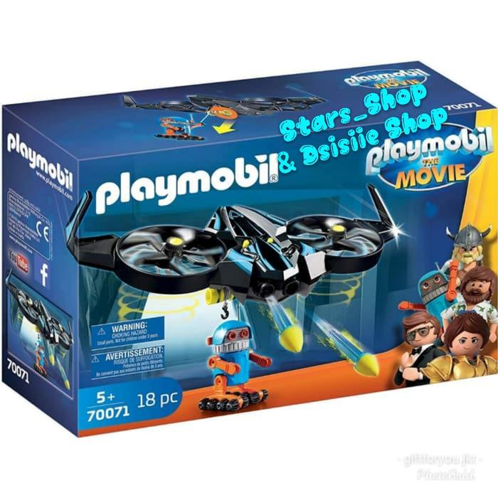 Jual Playmobil 70071 The Movie Robotitron With Drone Mainan