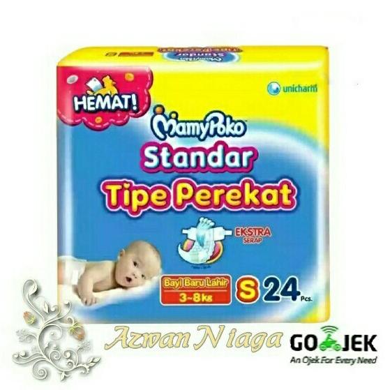 Gambar MamyPoko NB S44 Tipe Perekat Popok Anak Bayi New Bron Size S Isi 44 dari Azwan Niaga undefined 3 Tokopedia
