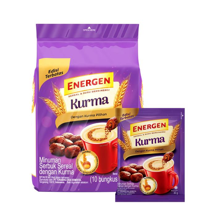 Gambar ENERGEN Sereal & Susu Bergizi Rasa Kurma 10's dari Cahaya Surya 88 undefined Tokopedia