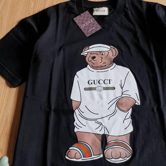 gucci bear parody tee