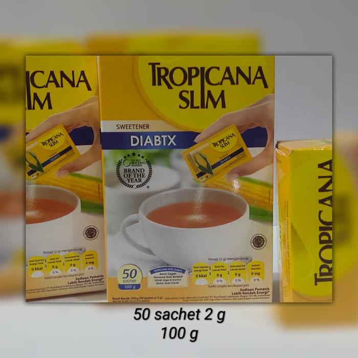 Gambar tropicana slim diabtx sweetener dari Kyutibyuti undefined Tokopedia