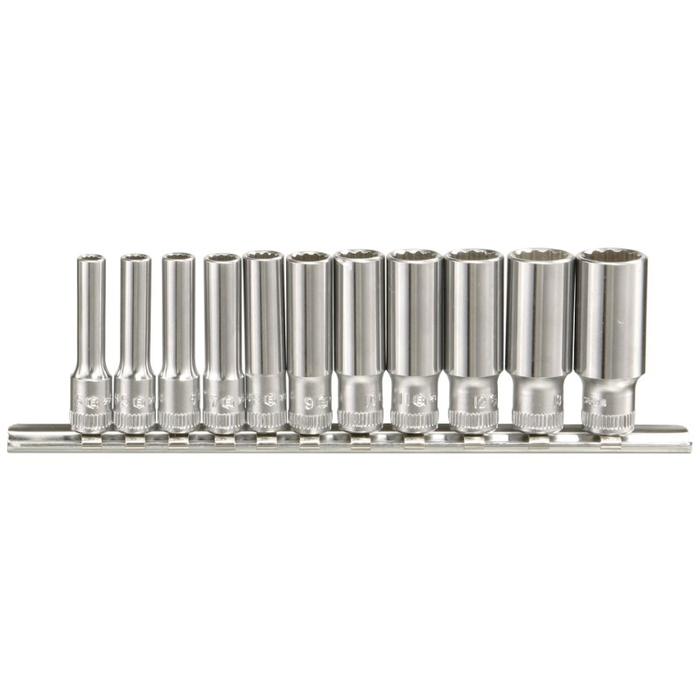 Gambar Genius tools deep hand socket set drive 1/4 ( GD211M ) dari Geniustools undefined Tokopedia