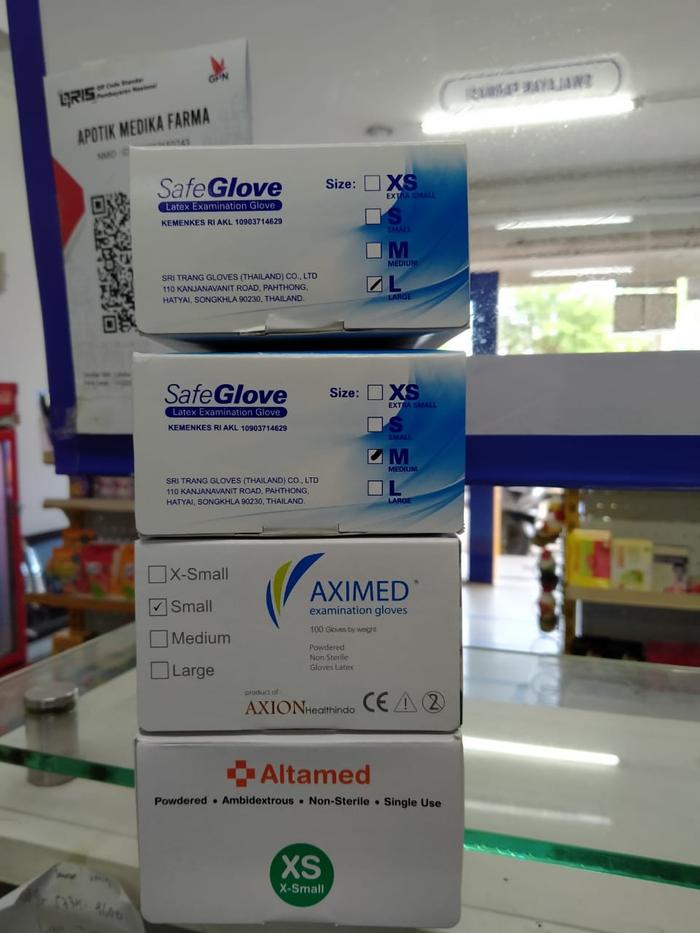 Gambar sarung tangan latex satuan dari apotek medika farma bonza undefined Tokopedia