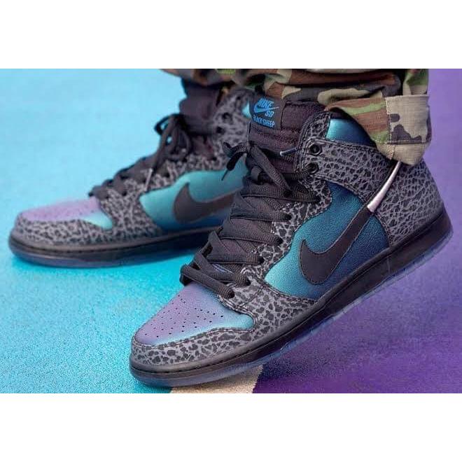Jual Sepatu Nike SB Dunk High black 
