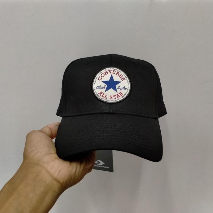Gambar Topi Converse Baseball cap 100% Original - Hitam dari Djsstore30Q undefined Tokopedia