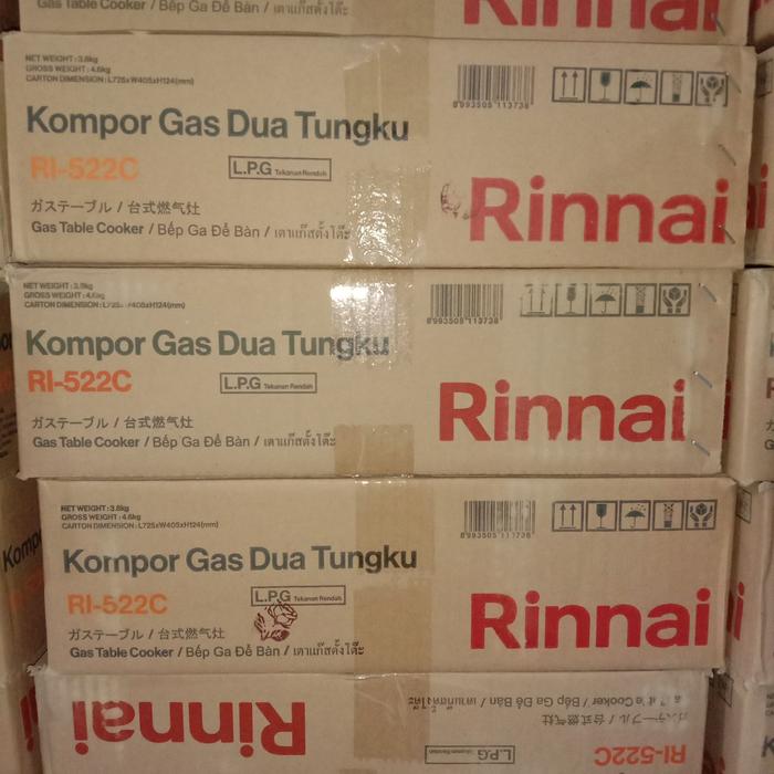 Jual rinnai kompor gas dua tungku RI-552C - Jakarta Selatan - Bin Muhsin  Group | Tokopedia