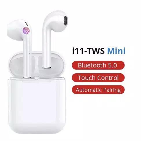 Jual Headset Bluetooth wireless iphone i11S tws wireless