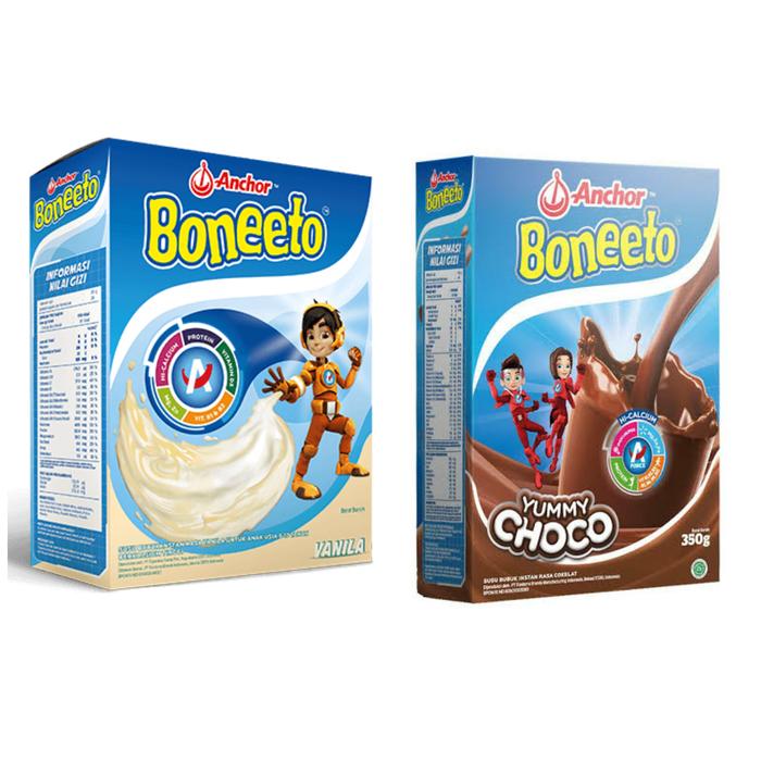Gambar SUSU BONEETO VANILA dan COKELAT (Susu pertumbuhan anak)350 gr - Vanila dari Playons undefined Tokopedia