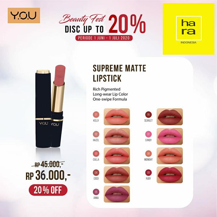 supreme matte lipstick you