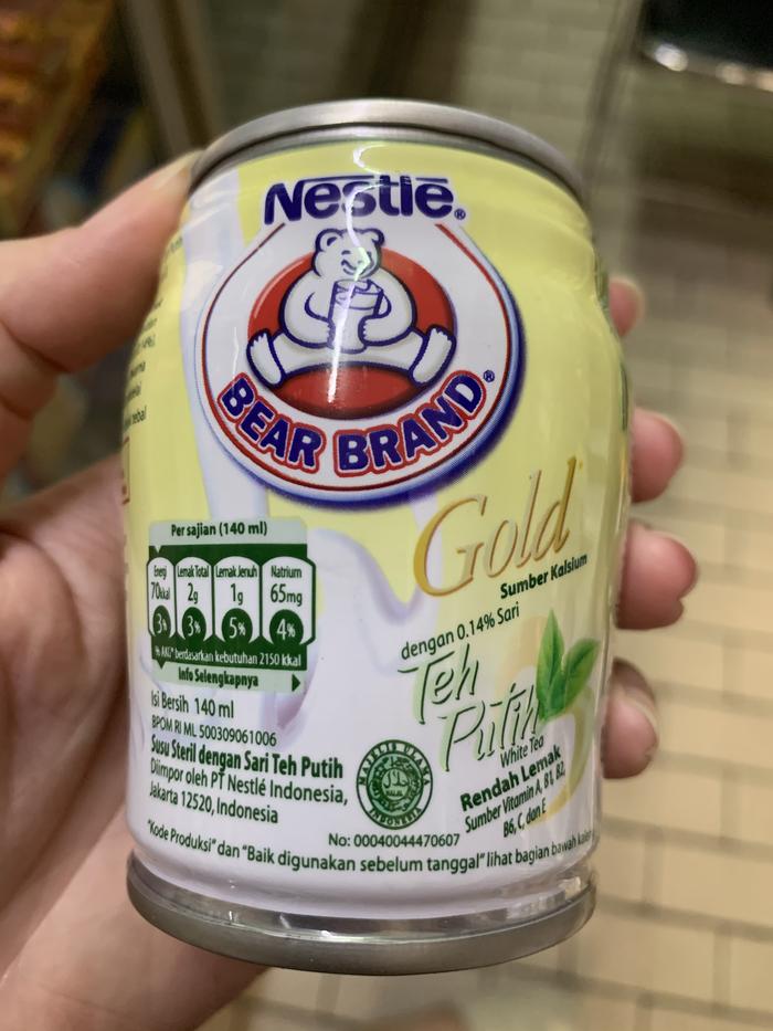 Gambar BEAR BRAND GOLD TEH PUTIH 140ml SUSU BERUANG dari BiteandMunch undefined Tokopedia