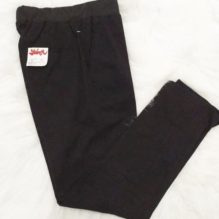Gambar CELANA CHINO PANJANG PRIA KOLOR RIB WARNA HITAM - Hitam, M dari SAINT STORE SEMARANG undefined Tokopedia