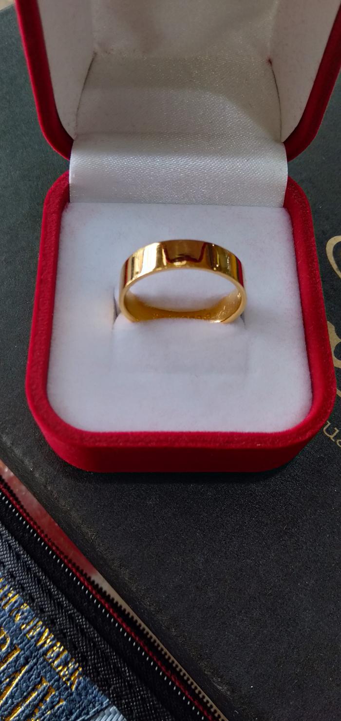 Jual Cincin Emas Murni Asli Model Plat Flat Logam Mulia 8 Gr Kab Dairi Massa Ria 4 