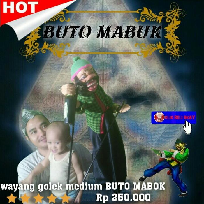Jual Wayang Golek Medium Buto Mabuk Jakarta Utara Rays Gemstone Tokopedia