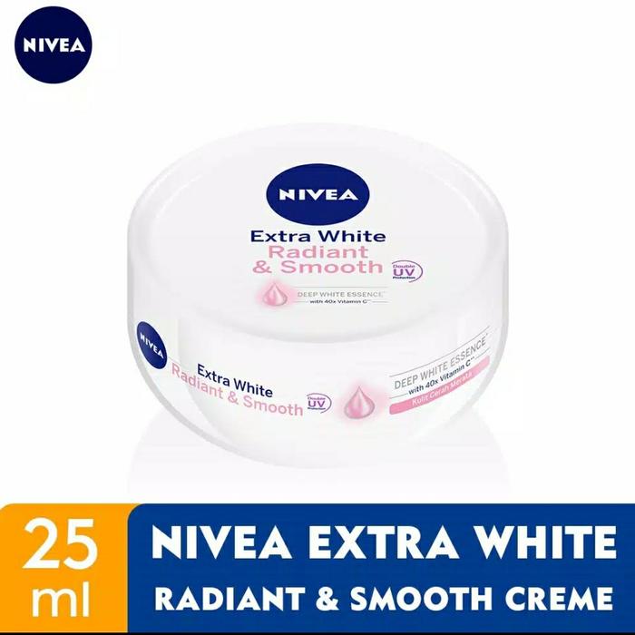 Jual Nivea Extra White Radiant Smooth Cream 25 Ml Kota Bandung Belda Stuff Tokopedia