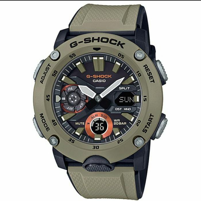 Casio G-shock Ga-2000-1a2 Ga 2000 Original Garansi Resmi Tahun-hw