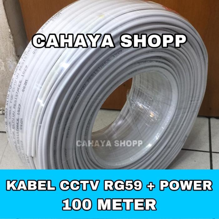Gambar Kabel Cctv 100 Meter Vesta Rg59 Plus Power dari CahayaShopp undefined Tokopedia