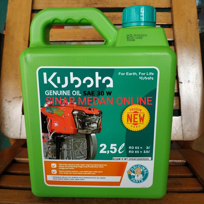 Gambar Kubota Genuine Oil SAE 30 W - Oli Kubota - 2500ml dari Sinar Medan online undefined Tokopedia