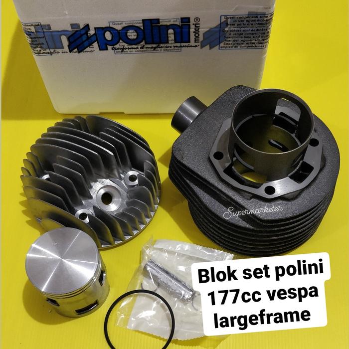 Jual blok set polini 177cc vespa largeframe Kota Administrasi