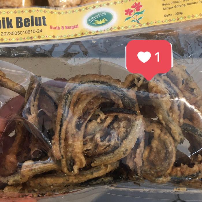 Gambar keripik belut renyah 200grm dari Happy fruit jakarta undefined Tokopedia