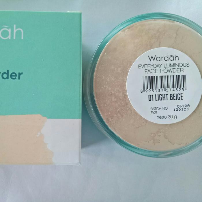 Gambar Wardah Everyday Luminous Face Powder/Bedak Tabur - 01 Light Beige dari TBS KOSMETIK undefined Tokopedia