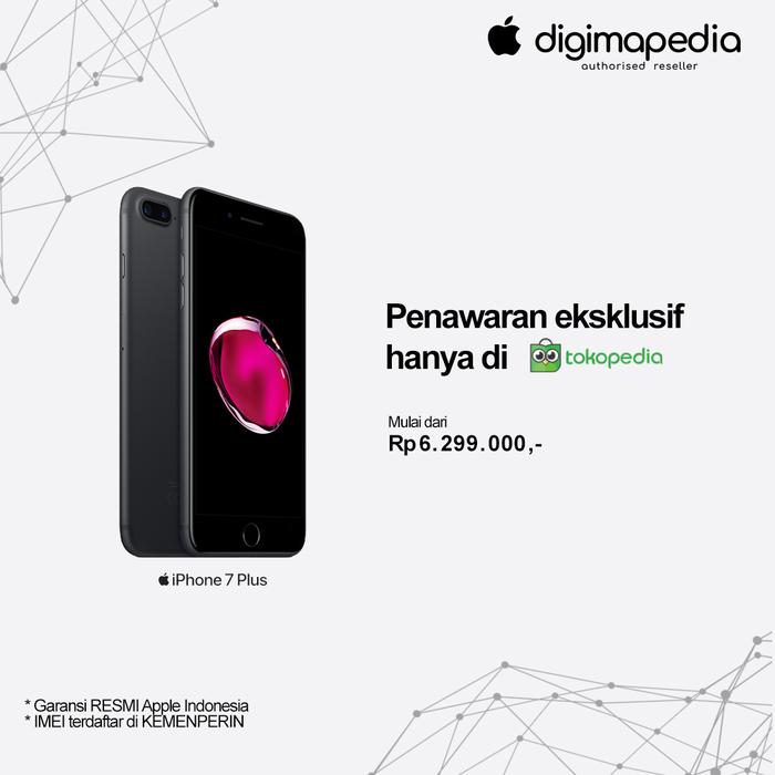 Gambar iPhone 7 Plus 128GB Grs RESMI Apple INDONESIA (Digimap/iBox) dari Digimapedia Official undefined Tokopedia