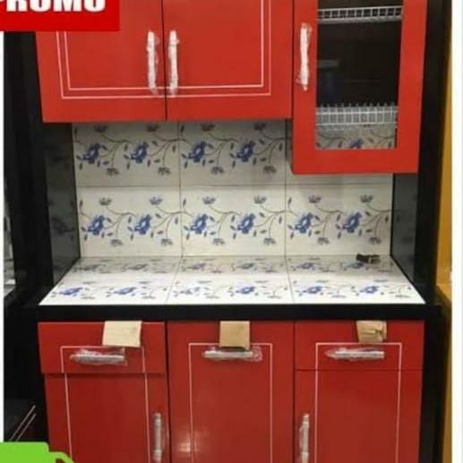 Jual Rak Piring Kayu 3 Pintu Kab Bogor Modern Furniture Griya Tokopedia