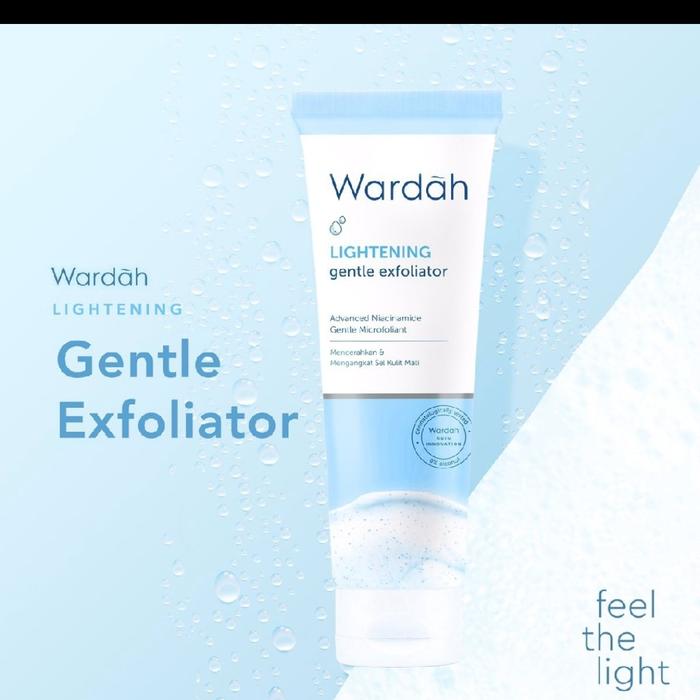 Gambar Wardah Lightening Gentle Exfoliator - mencerahkan wajah - facial scrub dari Forever Beauty 99 undefined Tokopedia