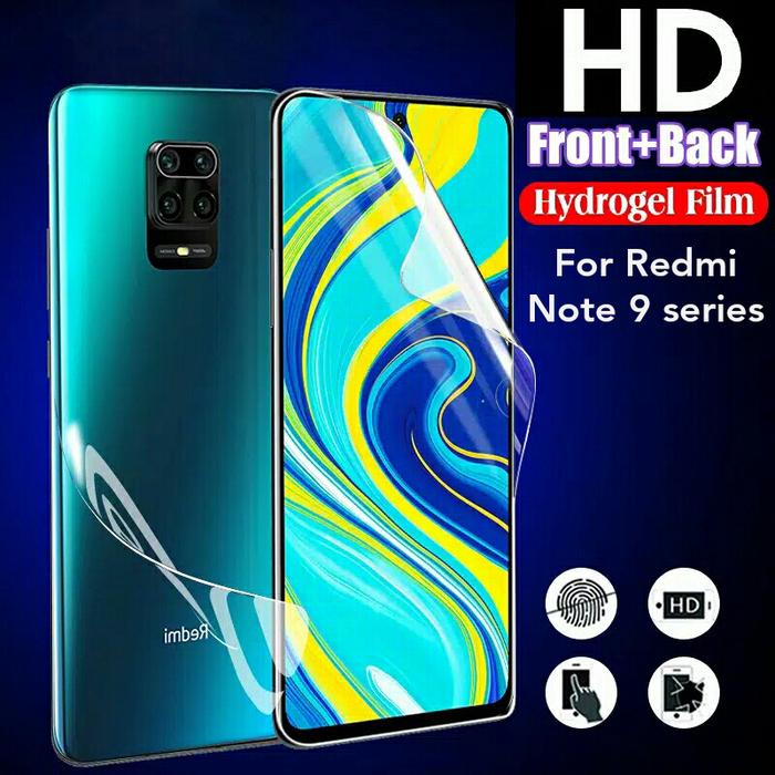 Jual HYDROGEL HD PREMIUM XIAOMI REDMI NOTE 9/9 PRO/9s/9 PRO MAX
