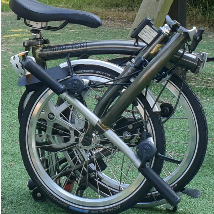 Brompton Folding Bike Brompton Raw Lacquer Harga Brompton M6l
