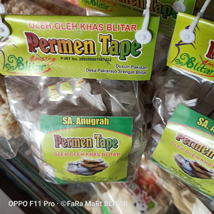Gambar PERMEN TAPE ASLI BLITAR dari FaRaMart Tokopedia undefined Tokopedia
