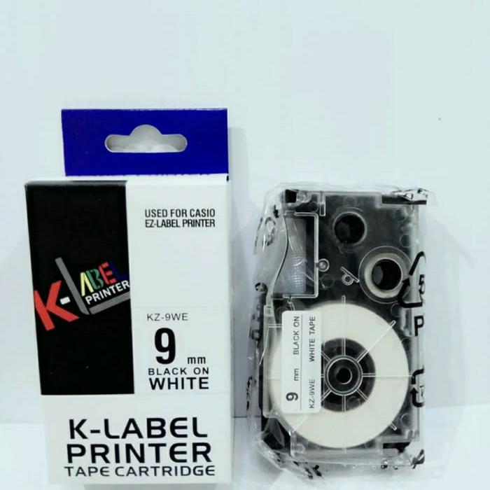 Gambar K LABEL Printer 9mm - use Compatible Casio EZ Label Tape 9mm - Putih dari gudang.kantor undefined 3 Tokopedia