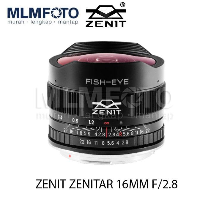MC ZENITAR-M 16mm F2.8 FISH-EYE M42 12554 Zenitar 16mm Fisheye