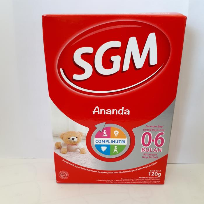 Gambar sgm ananda 1 0-6 bulan 120 gr dari SISSY BEAUTY_NEW undefined Tokopedia