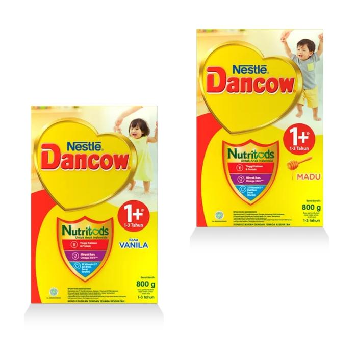 Gambar Nestle Dancow 1+ dengan Nutritods Rasa Madu/vanilla 800gr - madu dari rostinishop undefined Tokopedia