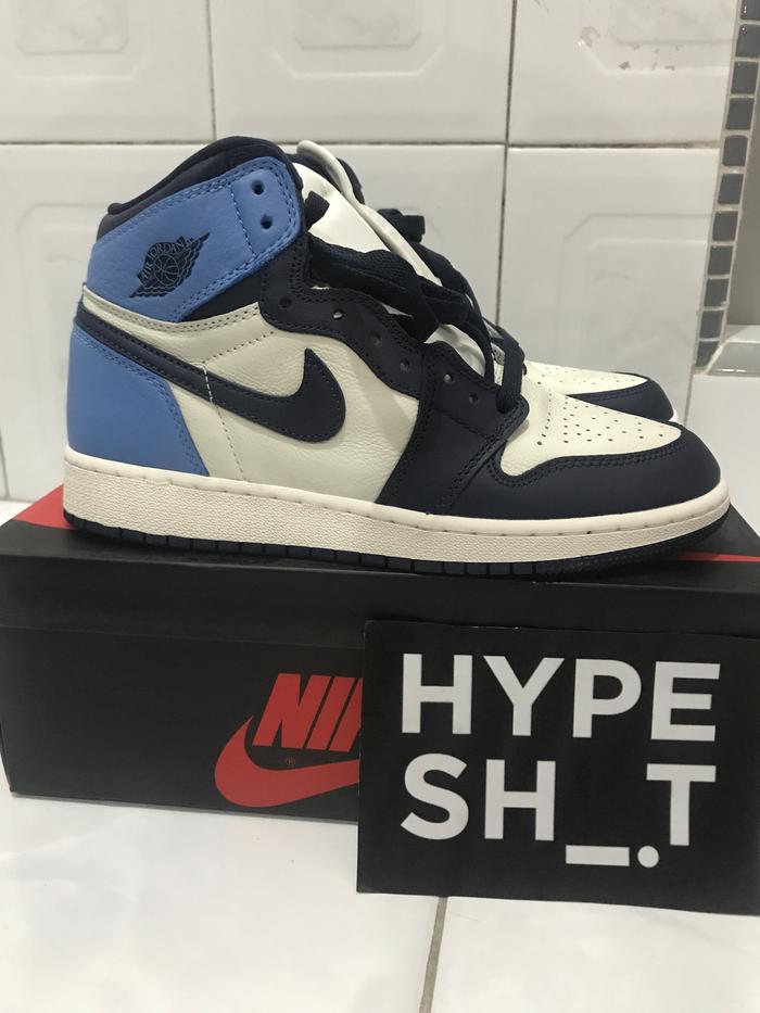 Jual Nike Air Jordan 1 High OG Obsidian size GS Preorder Original 100% -  Kota Medan - Hypesh_t | Tokopedia
