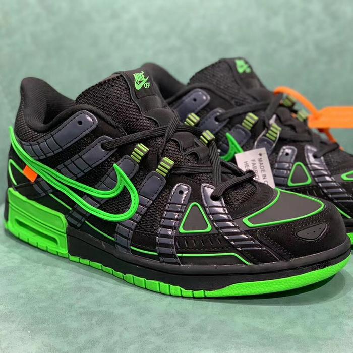 off white rubber dunk black