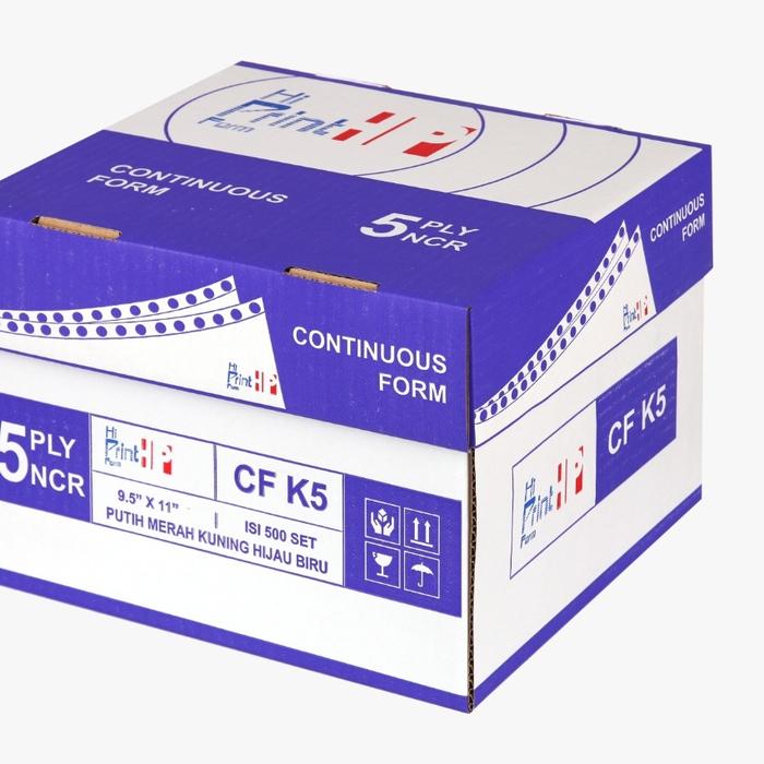 Gambar Continuous Form 9.5x11 5 ply NCR (isi 500 sheets) - Ukuran Full dari Omega Paper undefined Tokopedia