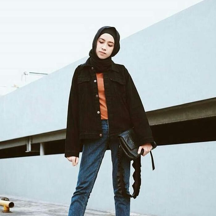 Gambar Jaket Jeans Premium Biru Dongker XXL XXXXL Pria Wanita Big Size Denim - Hitam, M dari SPLITS.CO undefined Tokopedia